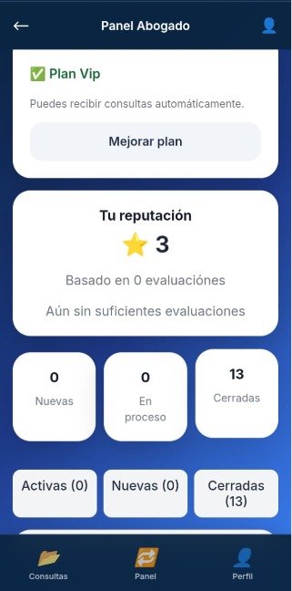 Panel abogado